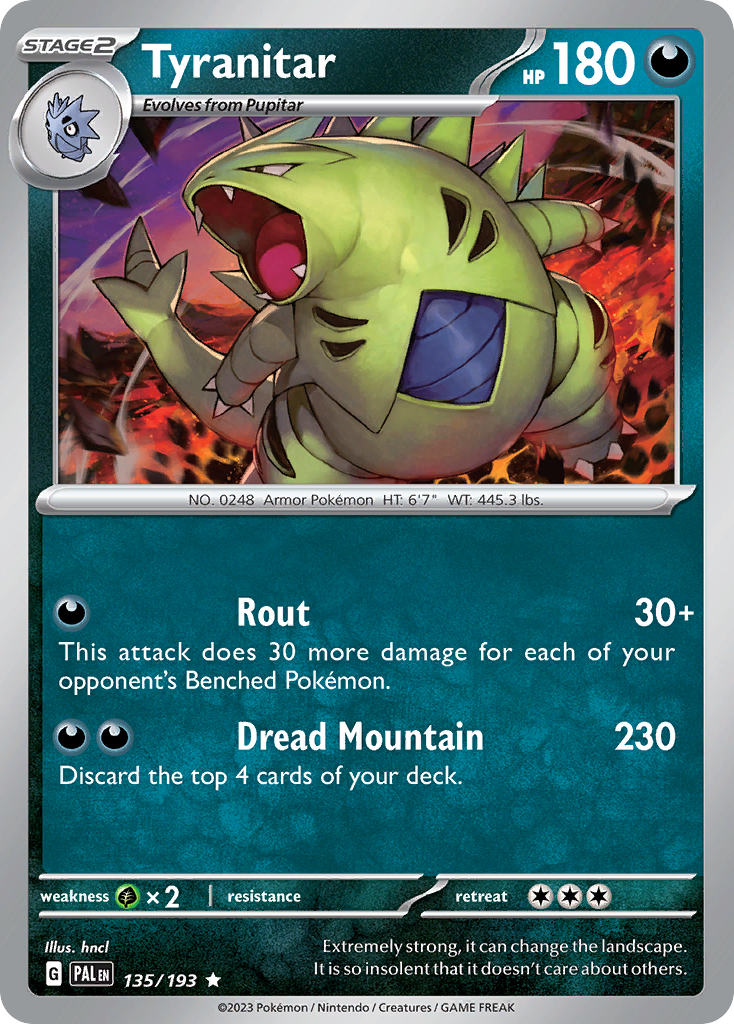 Tyranitar - 135/193 - EN Tyranitar - 135/193 - EN