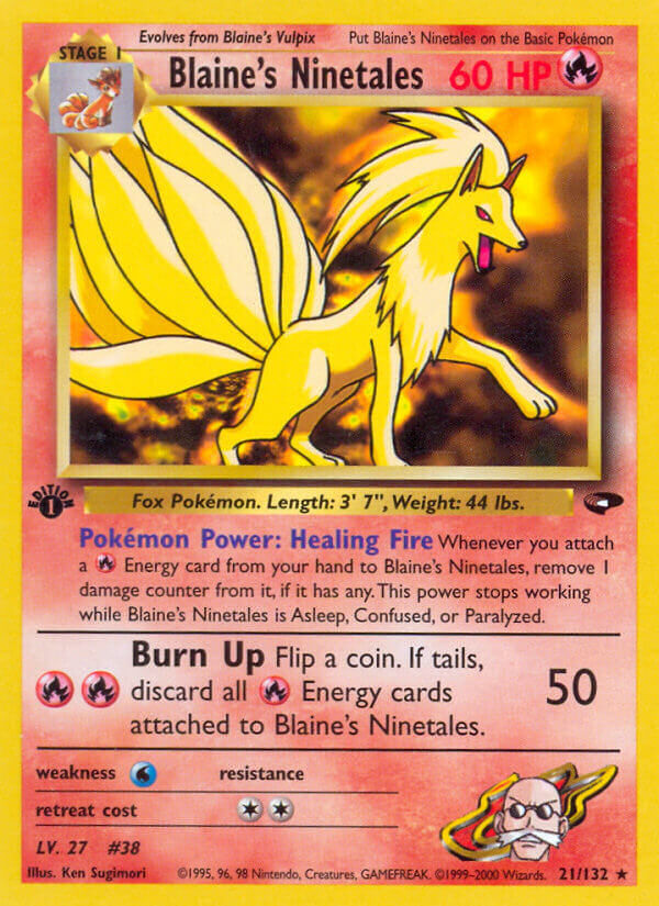 Blaine’s Ninetales - 21/132 - EN Blaine’s Ninetales - 21/132 - EN