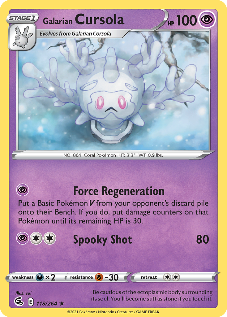 Galarian Cursola - 118/264 - EN