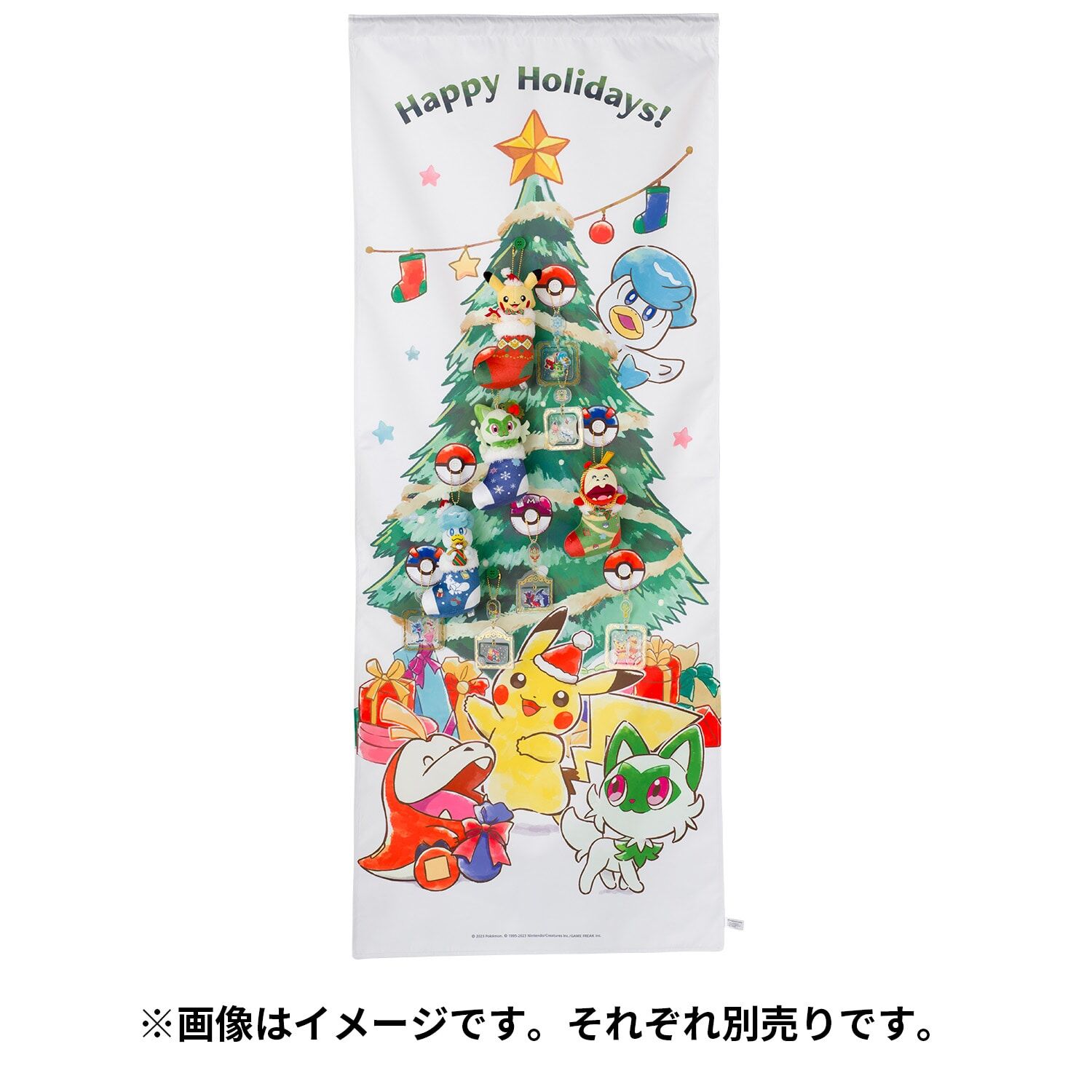 Pokémon Wall Art Paldea's Christmas Market - 150cm x 60 cm