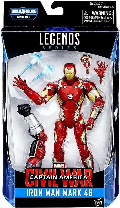 Captain America Civil War Marvel Legends Giant Man Series Iron Man Mark 46 Action Figure
