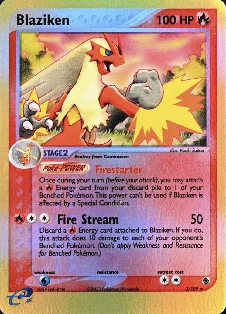Blaziken - 3/109 - Reverse Holo - EN Blaziken - 3/109 - Reverse Holo - EN