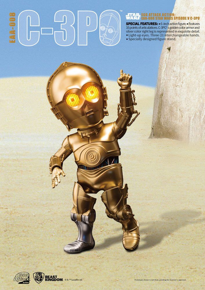 Star Wars Egg Attack Actionfigur C-3PO 15 cm Star Wars Egg Attack Actionfigur C-3PO 15 cm