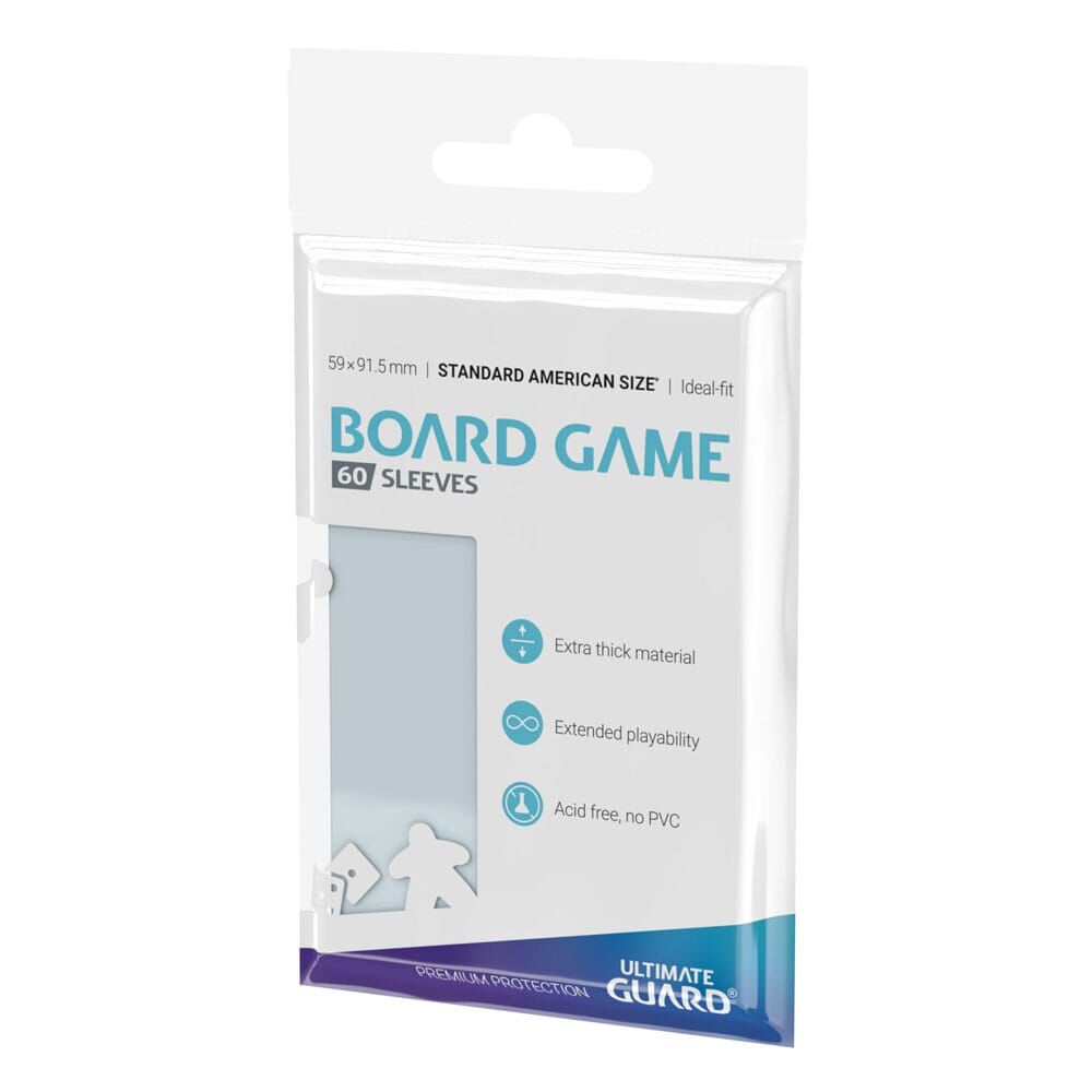 Ultimate Guard Premium Soft Sleeves für Brettspielkarten Standard American (60)