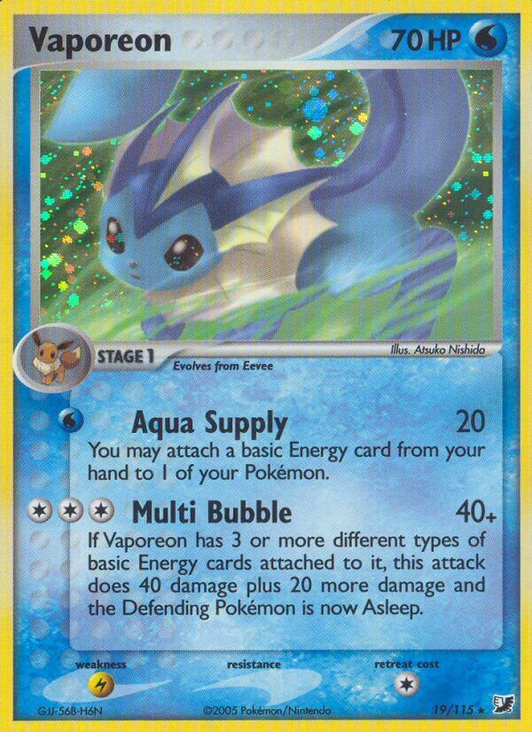 Vaporeon - 19/115 - EN Vaporeon - 19/115 - EN