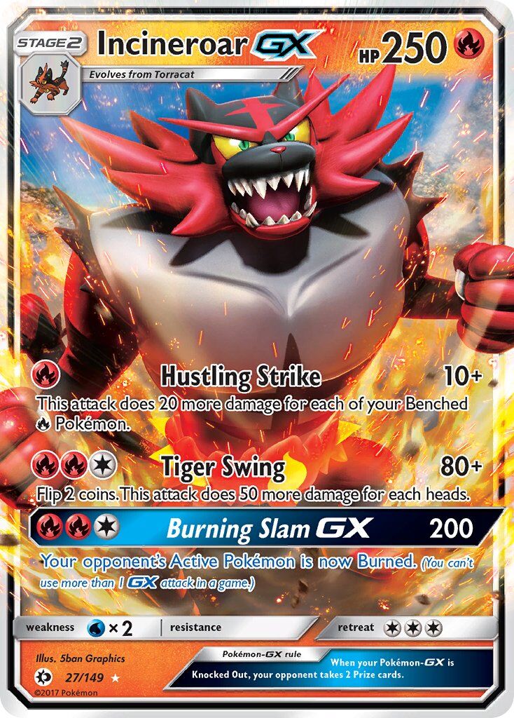 Incineroar-GX - 27/149 - EN