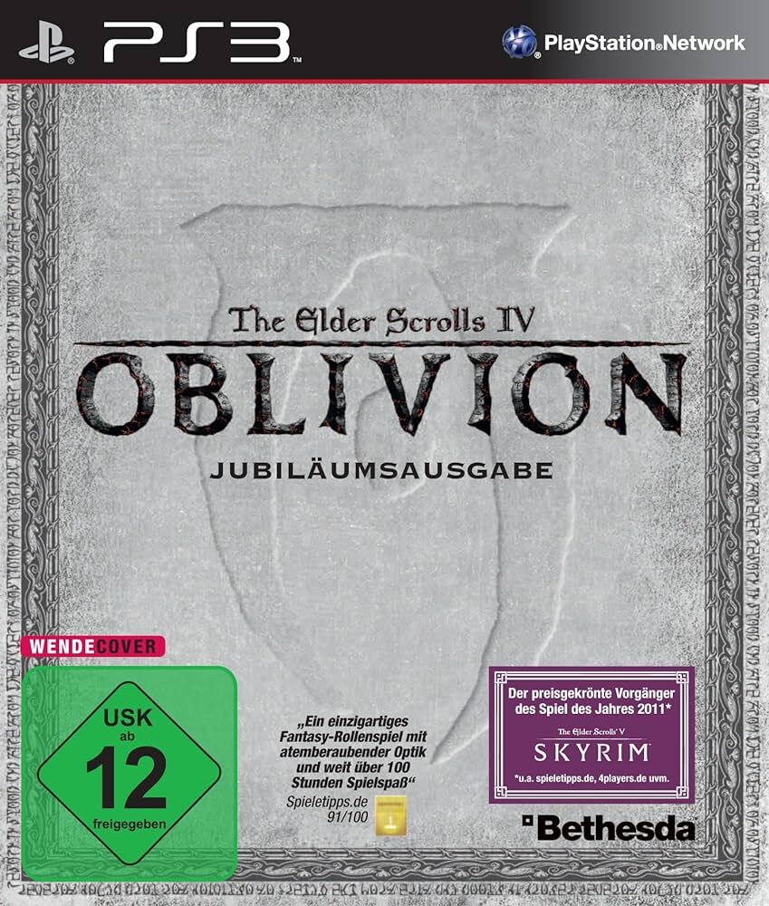 The Elder Scrolls IV: Oblivion Jubiläumsausgabe - PS3 The Elder Scrolls IV: Oblivion Jubiläumsausgabe - PS3