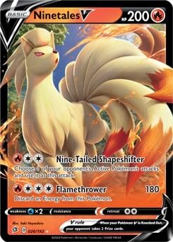 Ninetales V 026/192 - Pokémon TCG