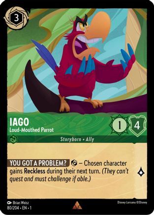 Iago - Loud-Mouthed Parrot - 80/204 - EN
