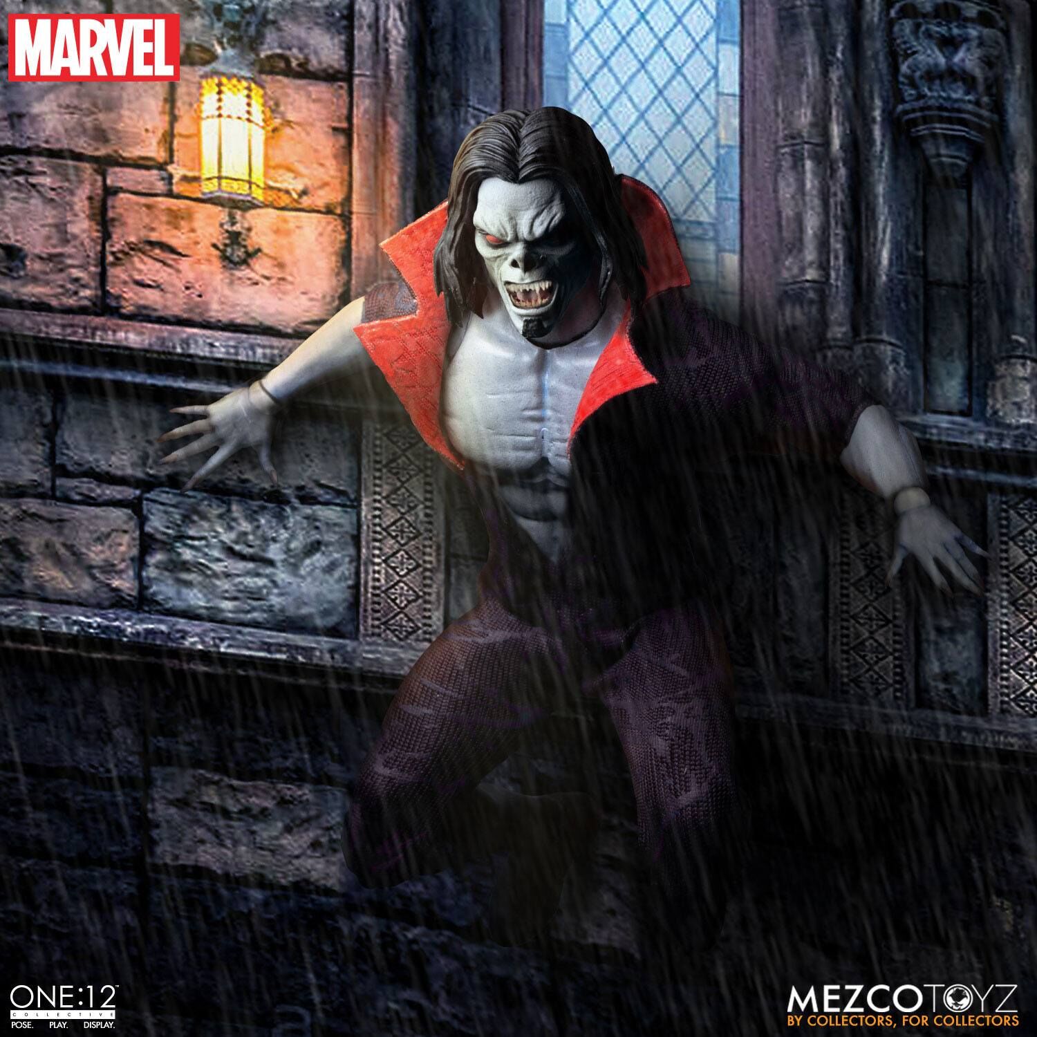 Marvel Universe Actionfigur mit Leuchtfunktion 1/12 Morbius 17 cm