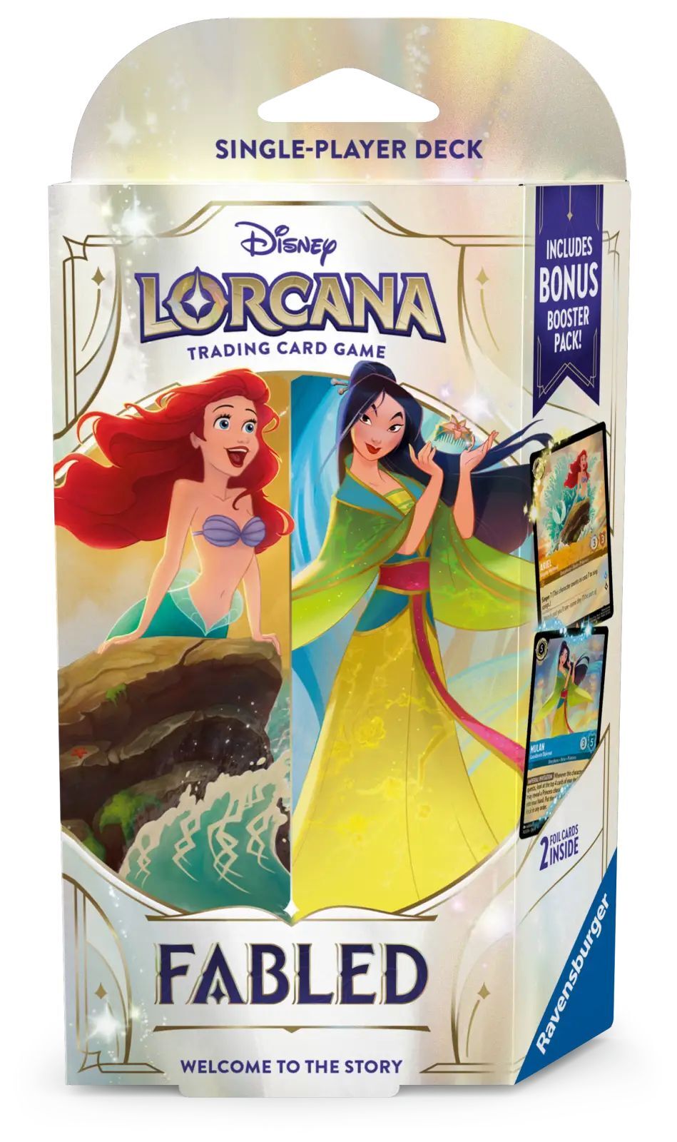 Disney Lorcana 9: Fabled - Amber/Sapphire Starter Deck - EN Disney Lorcana 9: Fabled - Amber/Sapphire Starter Deck - EN