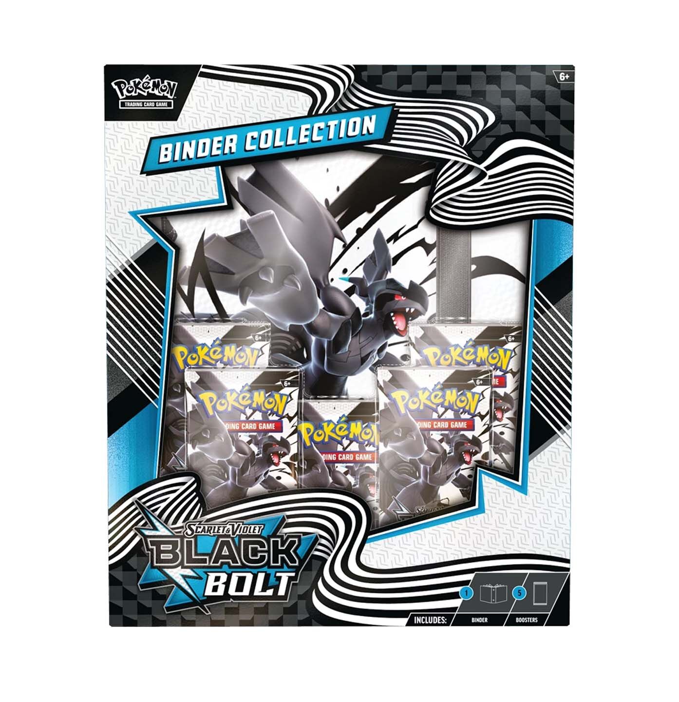 Pokémon TCG: SV10.5 Black Bolt 9-Binder Pocket Portfolio Collection - EN Pokémon TCG: SV10.5 Black Bolt 9-Binder Pocket Portfolio Collection - EN