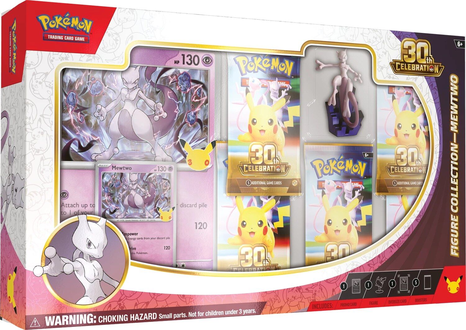 Pokémon TCG: 30th Celebration Mewtwo Figure Collection Pokémon TCG: 30th Celebration Mewtwo Figure Collection