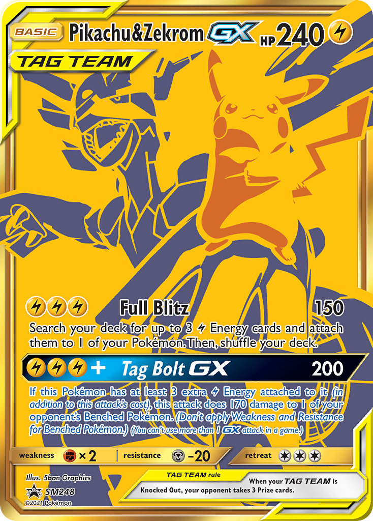 Pikachu & Zekrom-GX - SM248/SM248 - EN Pikachu & Zekrom-GX - SM248/SM248 - EN