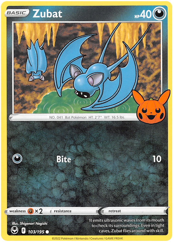 Zubat - SIT 103 - Trick or Trade 2023 Stamp - EN