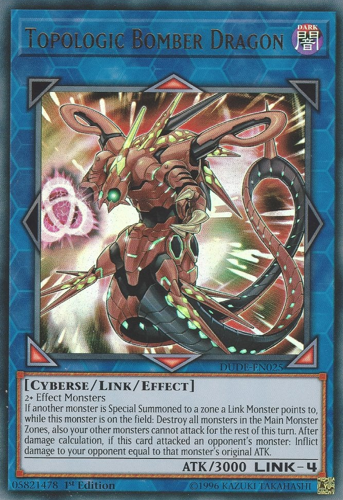 Topologik-Bomberdrache - DUDE-025 - Ultra Rare - 1. Auflage Topologik-Bomberdrache - DUDE-025 - Ultra Rare - 1. Auflage