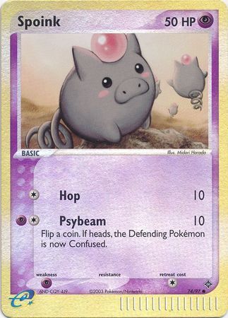 Spoink - 74/97 - Reverse Holo - EN