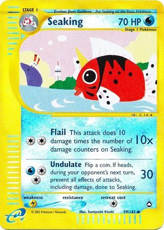 Seaking - 59/147 - Reverse Holo - EN Seaking - 59/147 - Reverse Holo - EN