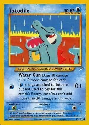 Totodile - 85/113 - Unlimited - EN Totodile - 85/113 - Unlimited - EN