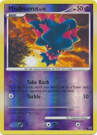 Misdreavus - 83/127 - Reverse Holo - EN Misdreavus - 83/127 - Reverse Holo - EN