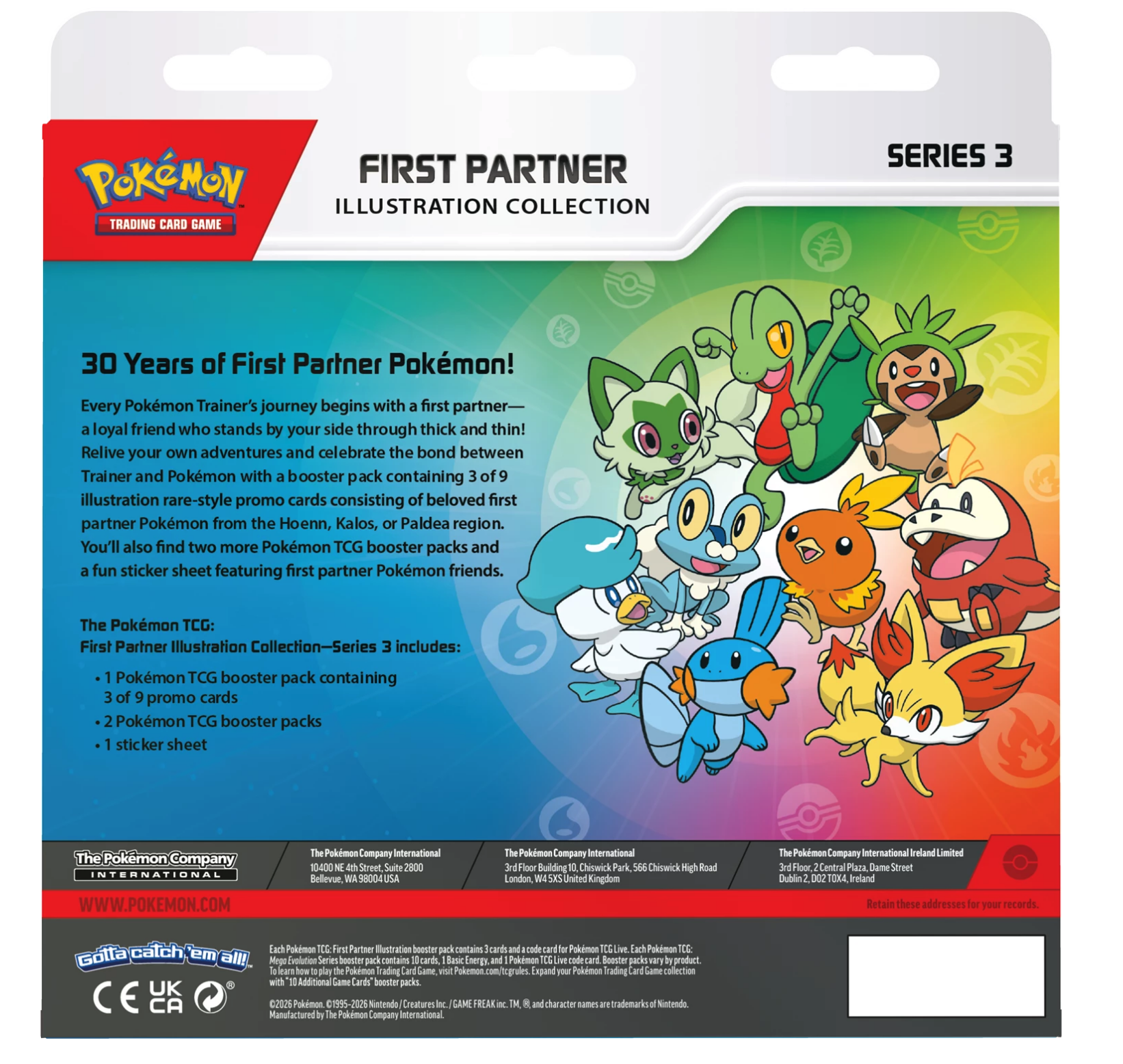 Pokémon TCG: First Partner Illustration Collection - Series 3 - EN