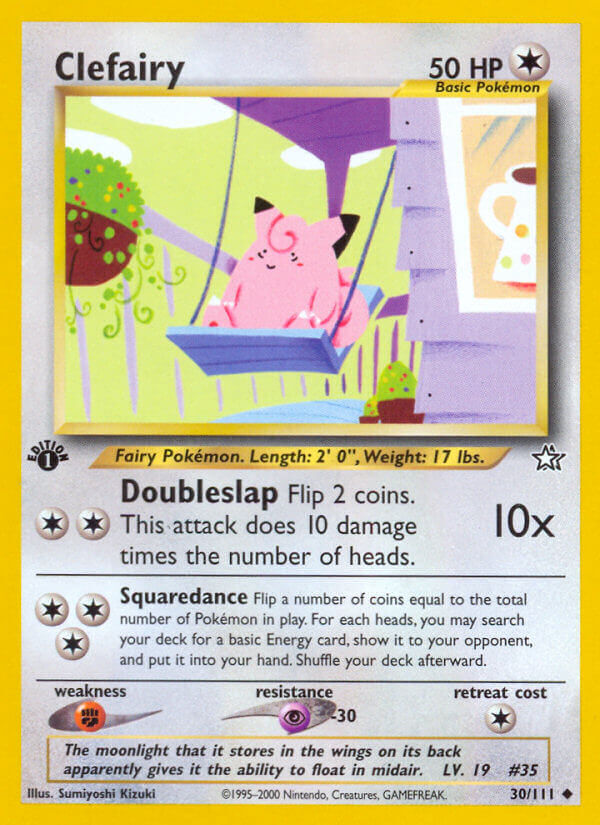 Clefairy - 30/111 - 1st Edition - EN