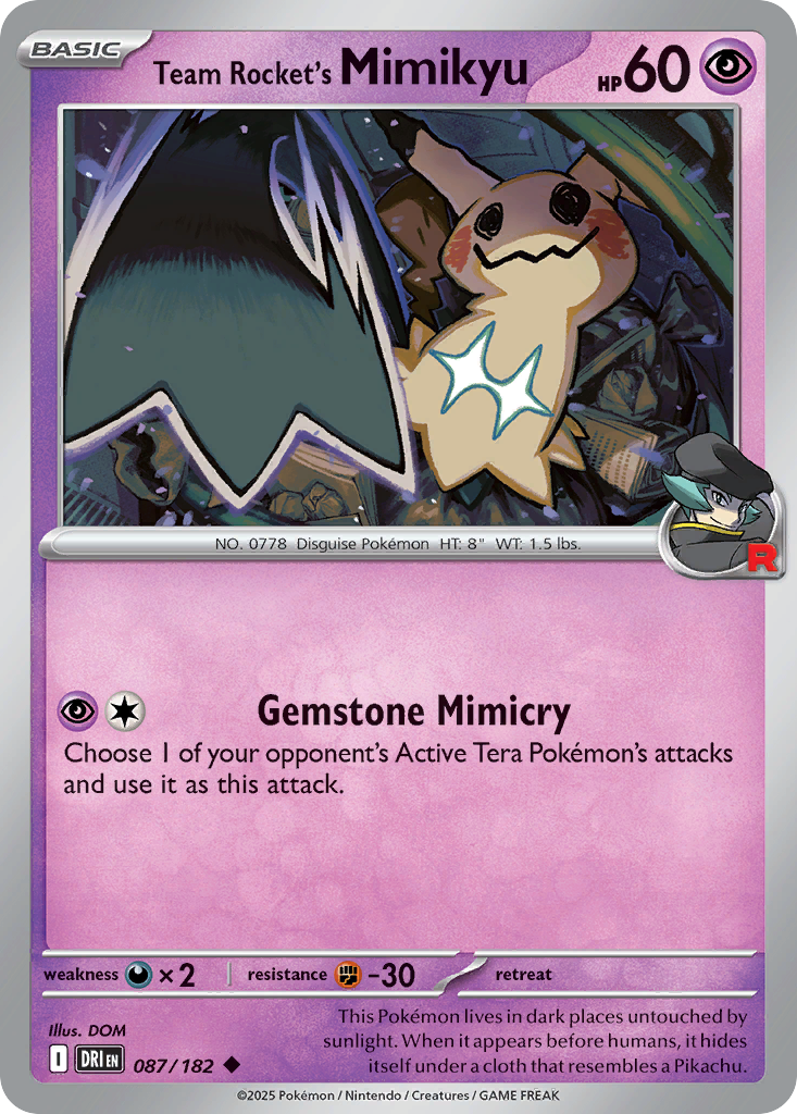 Team Rocket’s Mimikyu - 087/182 - EN