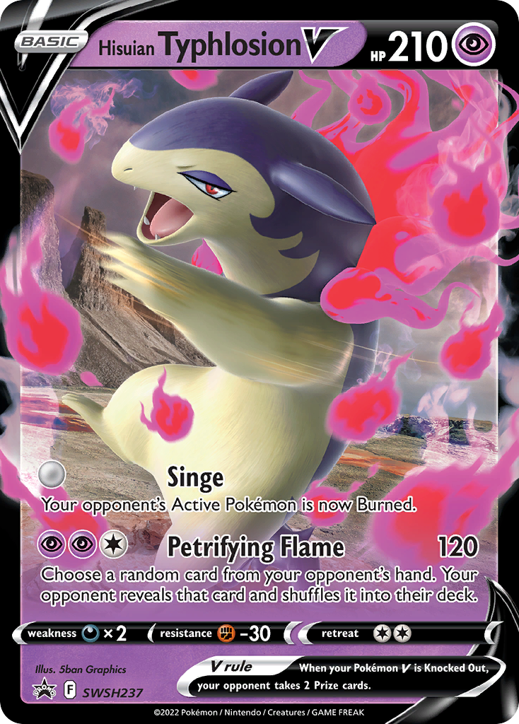 Hisuian Typhlosion V - SWSH237/306 - EN