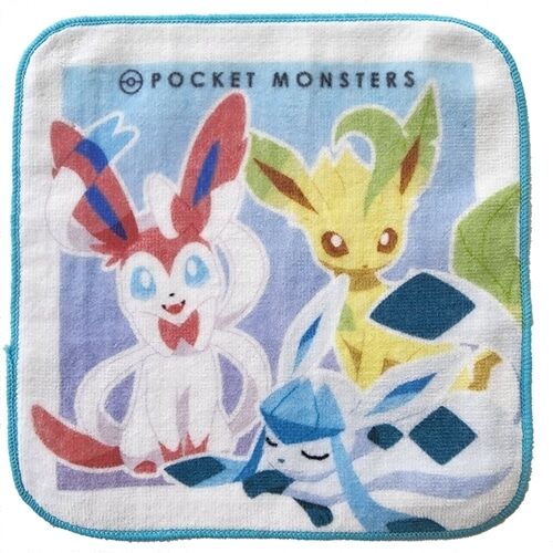 Mini Towel Set of 3 Eevees - Pokemon - 16 x 16 cm