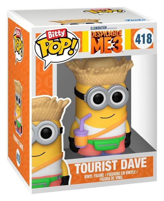 Minions POP! Vinyl Figuren 2er-Pack Pajama Bob & Tourist Dave 2 cm