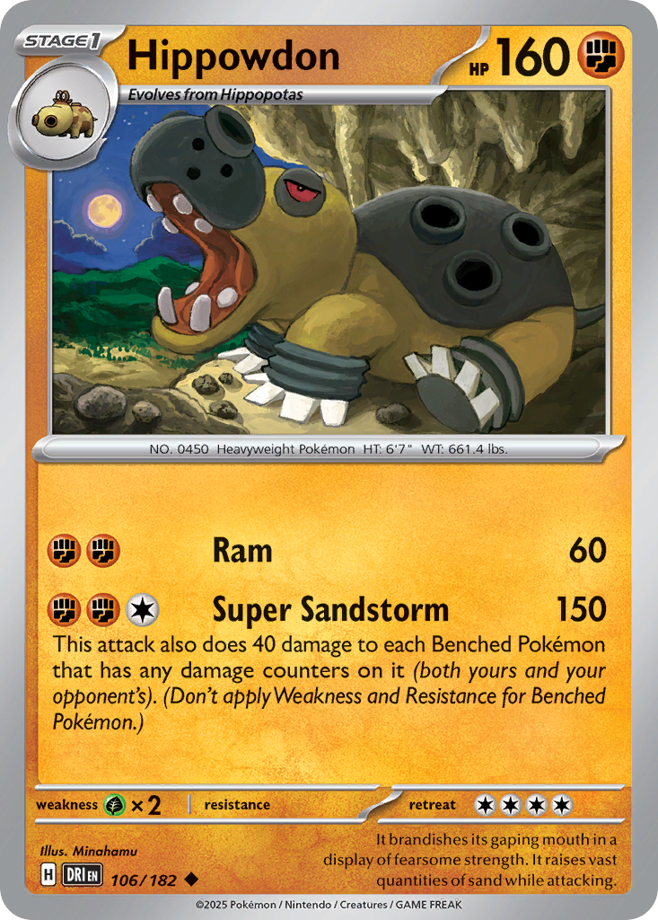 Hippowdon - 106/182 - EN