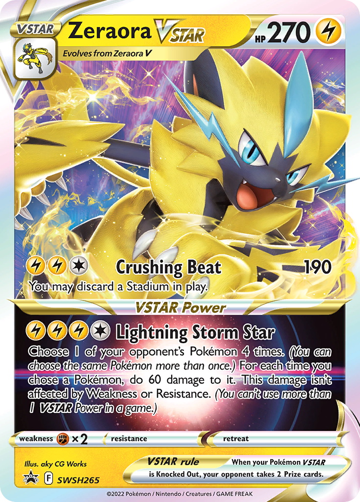 Zeraora VSTAR - SWSH265/306 - EN Zeraora VSTAR - SWSH265/306 - EN