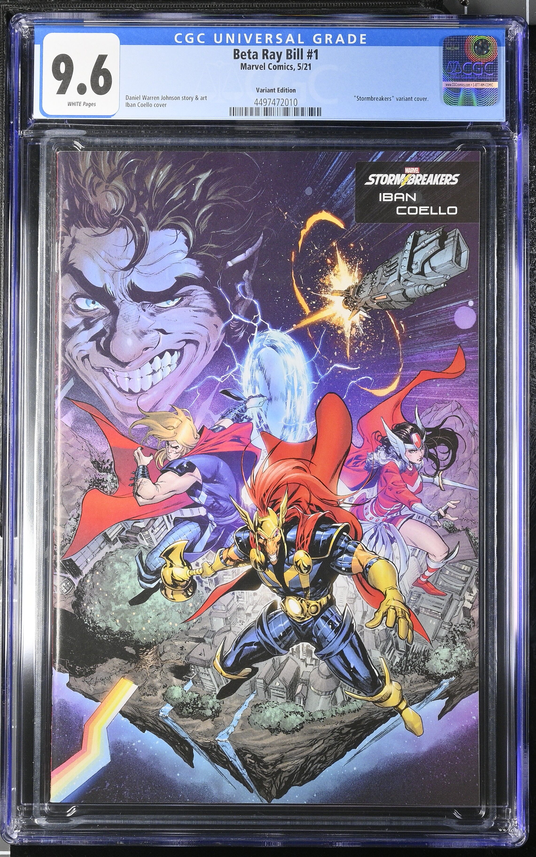 Beta Ray Bill #1 CGC 9.6 Stormbreakers Variant