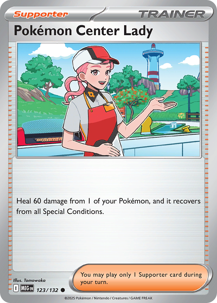 Pokémon Center Lady - 123/132 - EN Pokémon Center Lady - 123/132 - EN