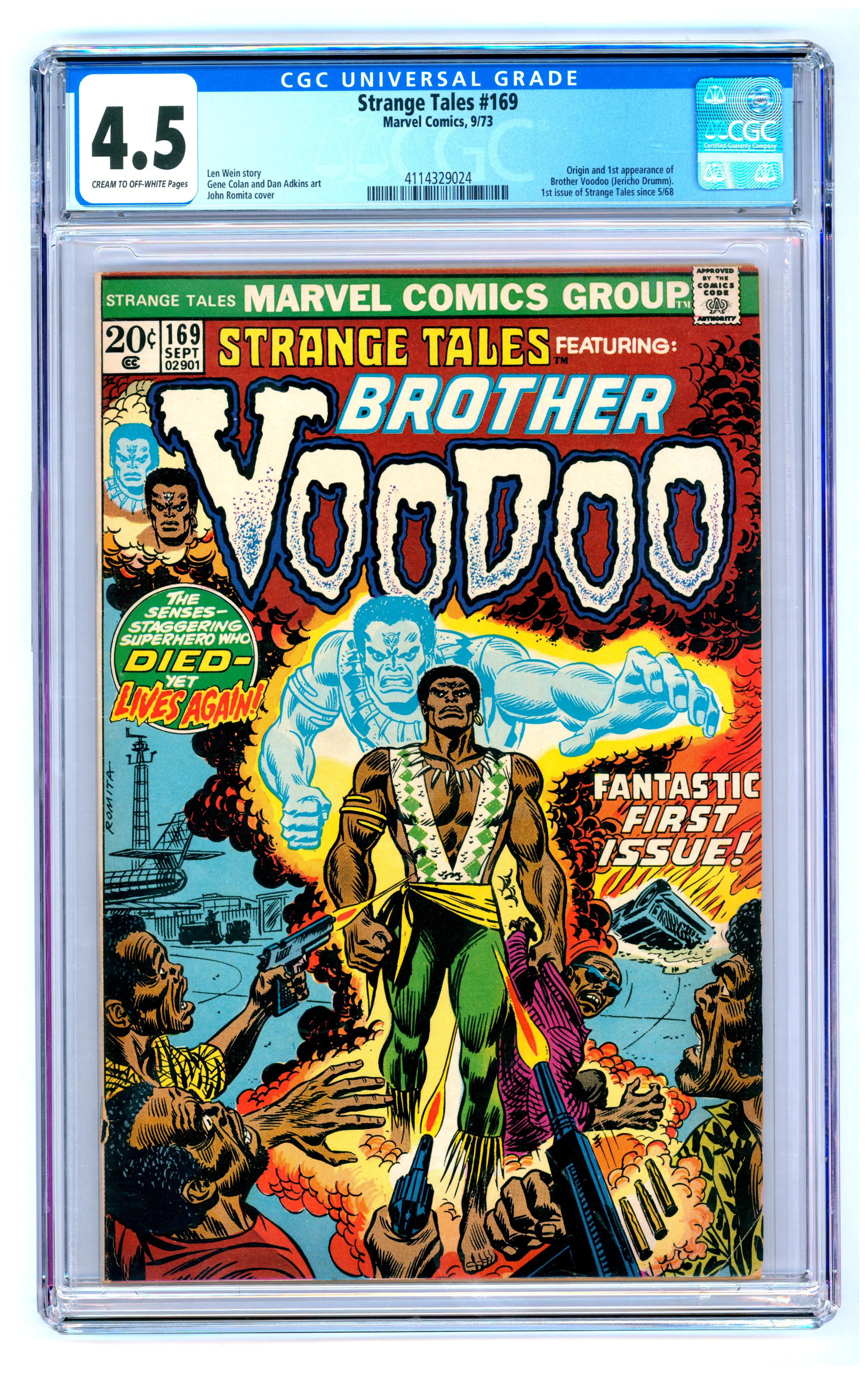 Strange Tales #169 CGC 4.5 Strange Tales #169 CGC 4.5