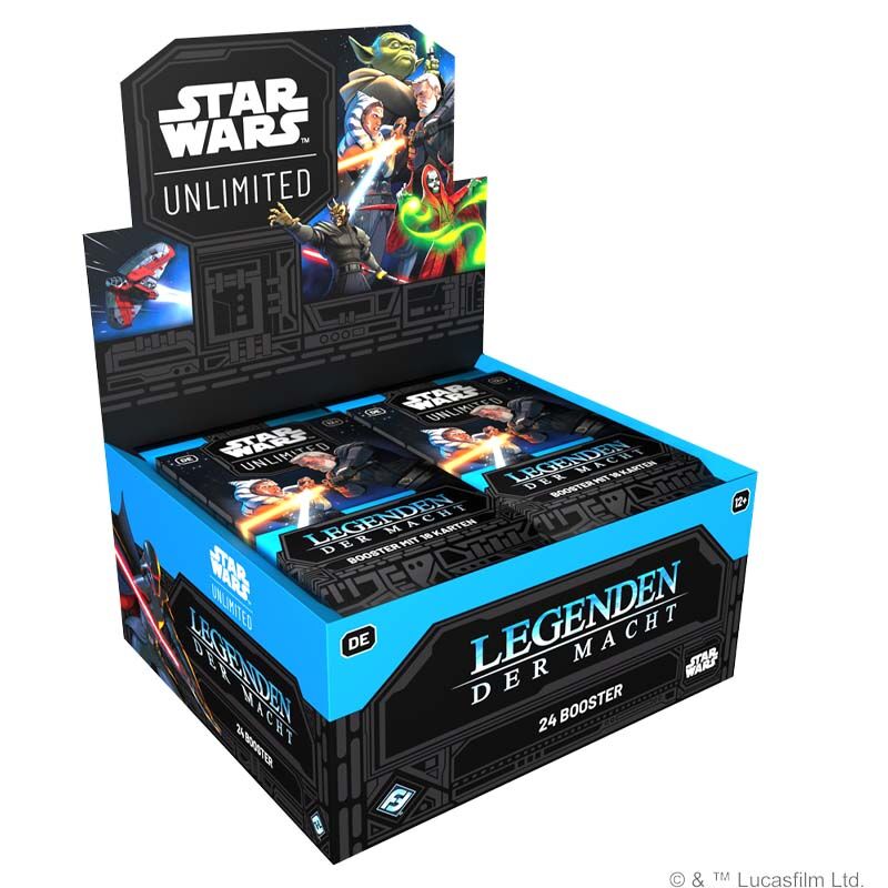 Star Wars: Unlimited - Legends of the Force - Booster Display (24) - FFG - DE Star Wars: Unlimited - Legends of the Force - Booster Display (24) - FFG - DE