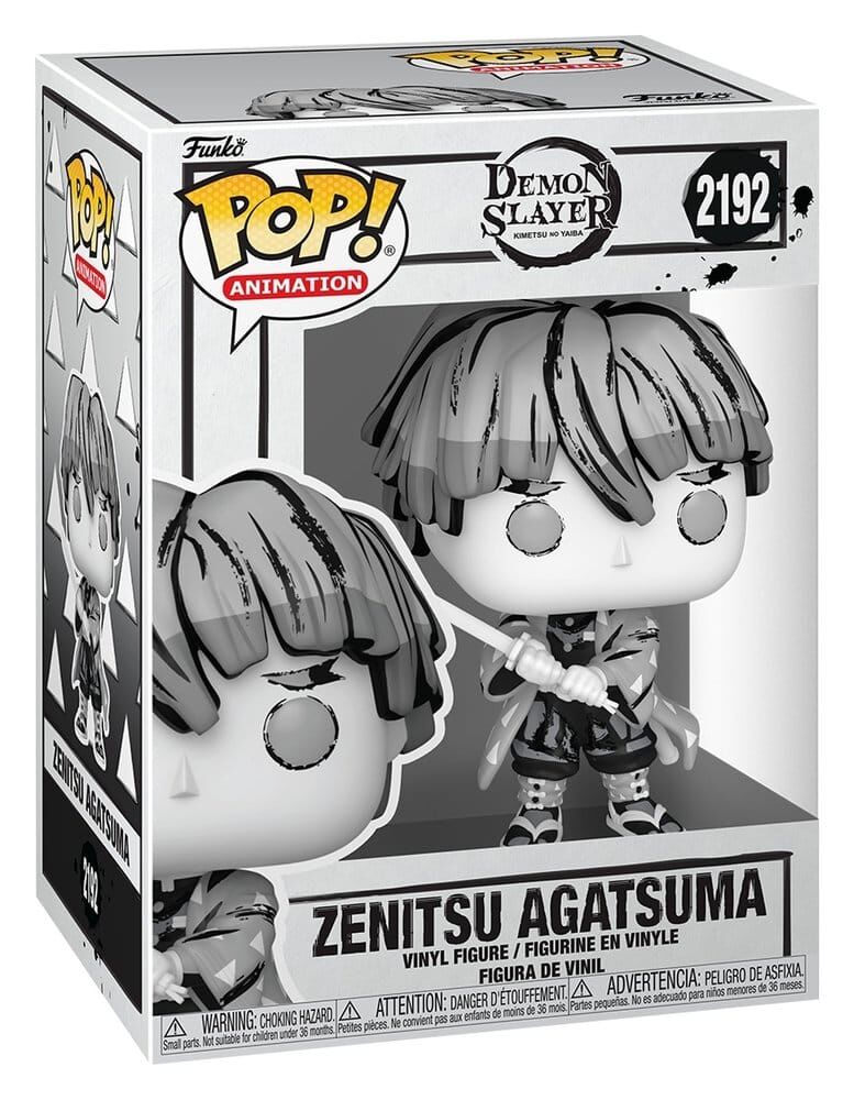 Demon Slayer: Kimetsu no Yaiba POP! #2192 Animation Vinyl Figur Zenitsu Agatsuma (Sumi-Ink) 9 cm