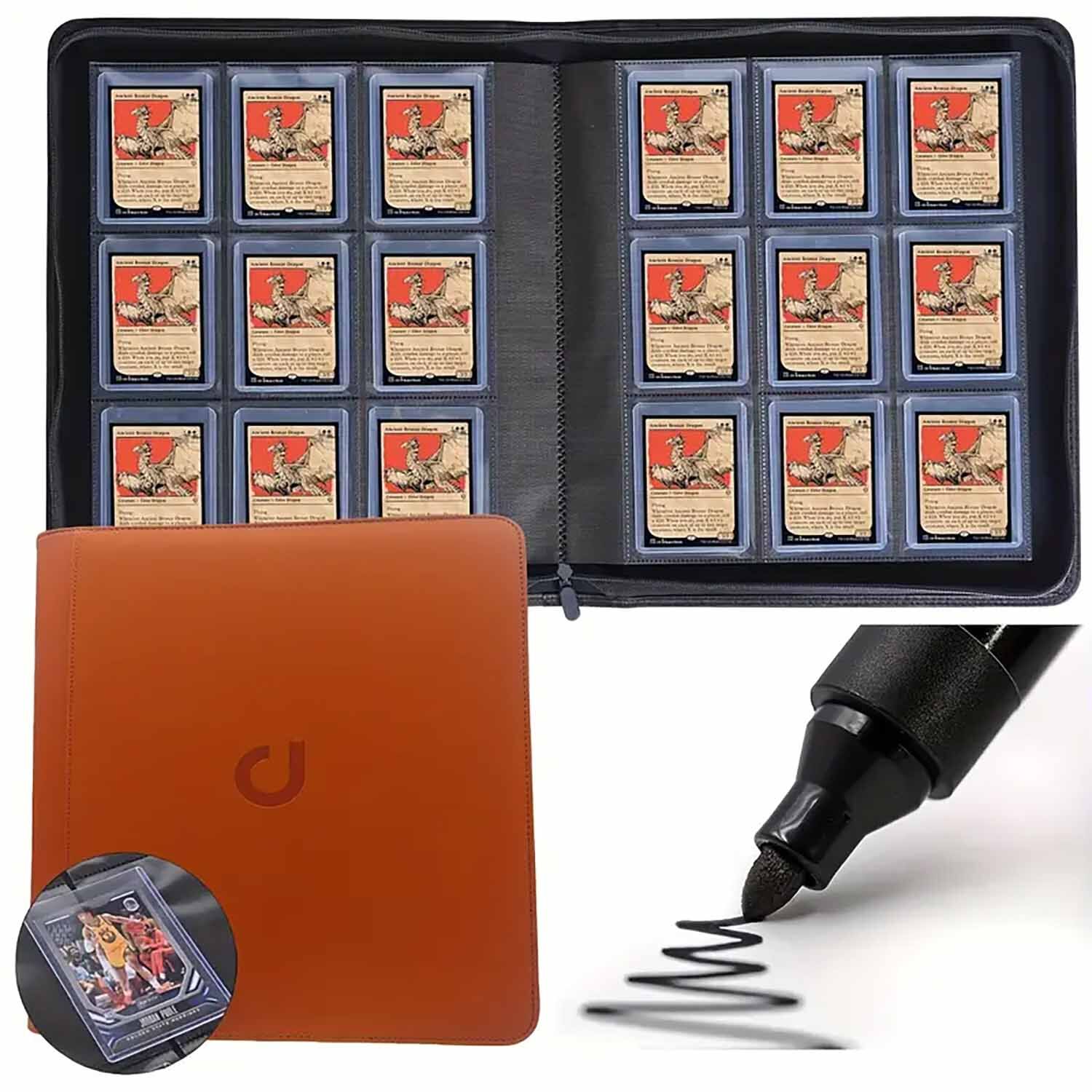 Toploader Binder Order Orange (288 Cards)