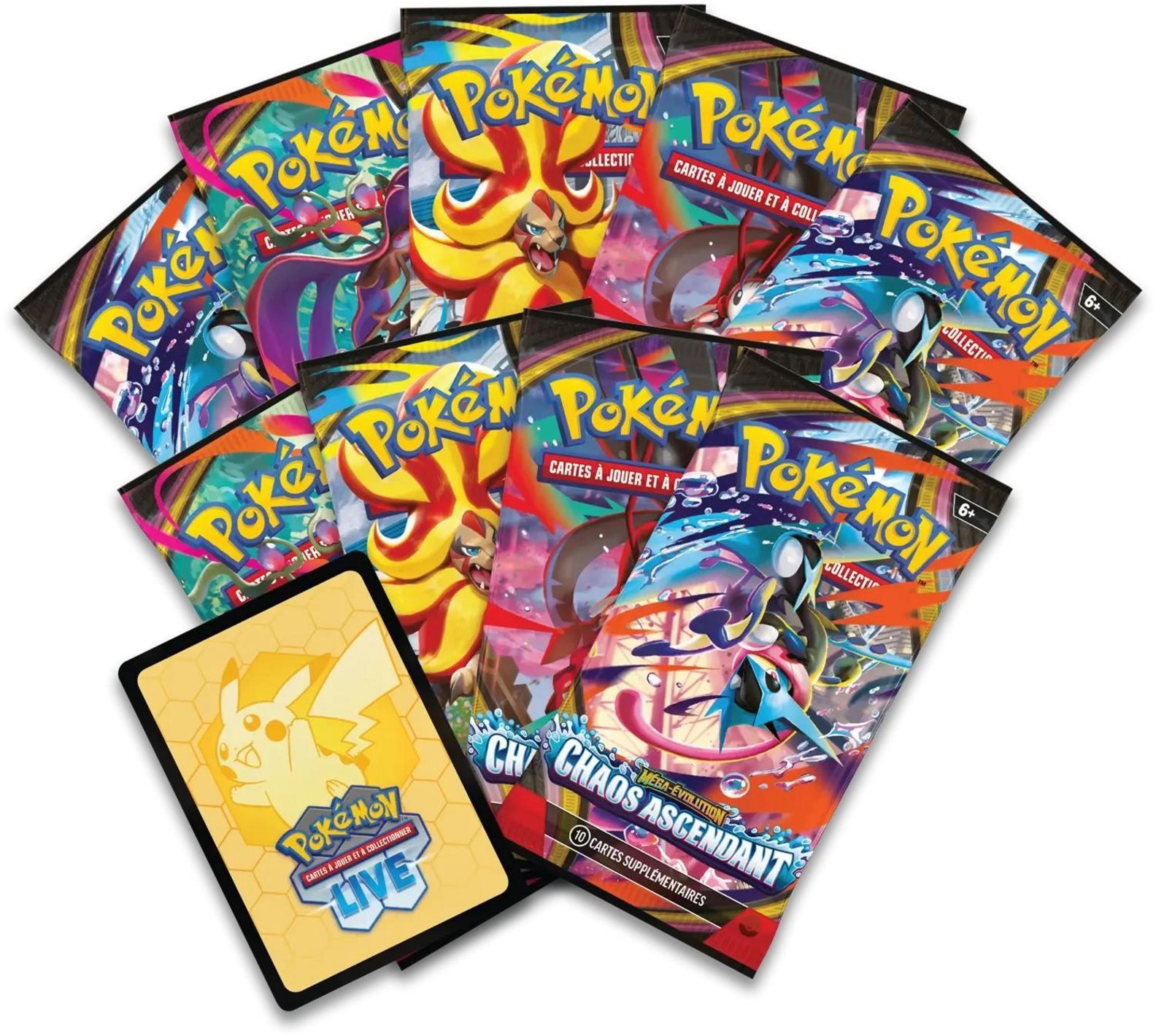 Pokémon JCC: Méga-Évolution (ME04) - Coffret Dresseur d'Élite Chaos Ascendant Chaos Ascendant - FR