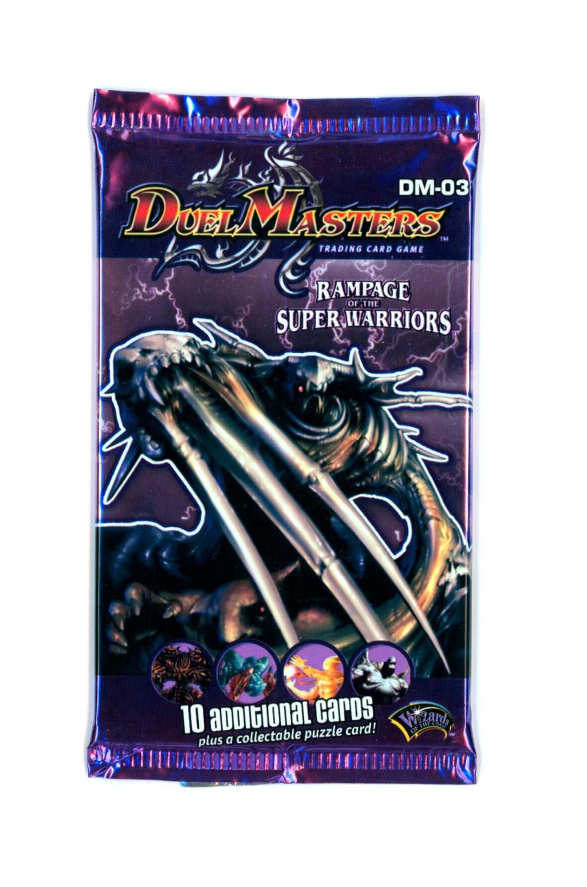 Rampage of the super Warriors Duel Masters TCG Booster Pack DM03 - EN