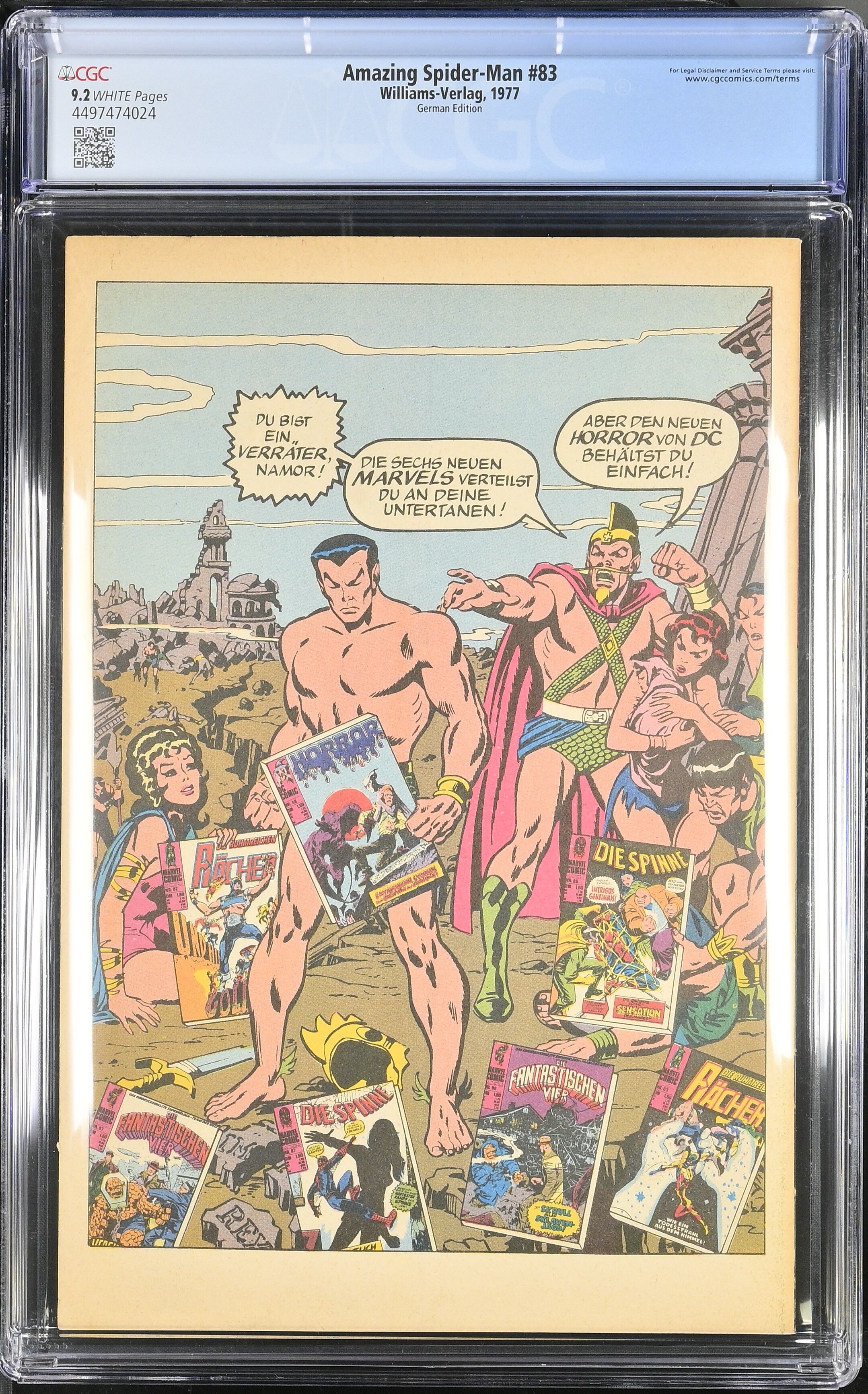 Amazing Spider-Man #83 CGC 9.2 Spinne #84 Williams