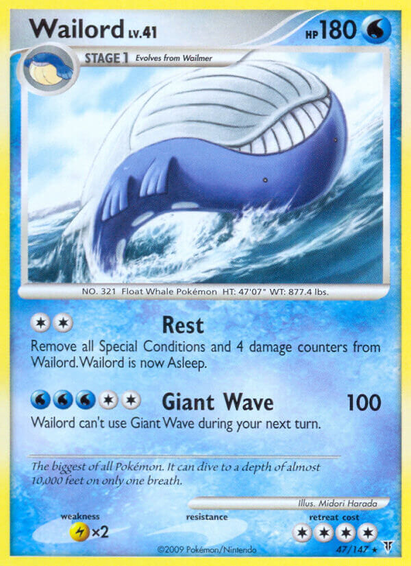 Wailord - 47/147 - EN Wailord - 47/147 - EN