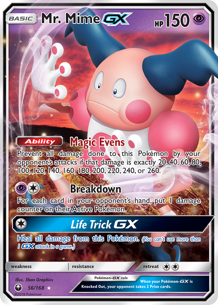 Mr. Mime-GX - 56/168 - EN Mr. Mime-GX - 56/168 - EN