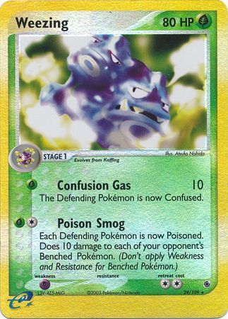 Weezing - 24/109 - Reverse Holo - EN Weezing - 24/109 - Reverse Holo - EN