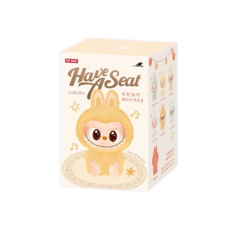 POP MART LABUBU - The Monsters - Have a Seat Blind Box (1 Random) POP MART LABUBU - The Monsters - Have a Seat Blind Box (1 Random)