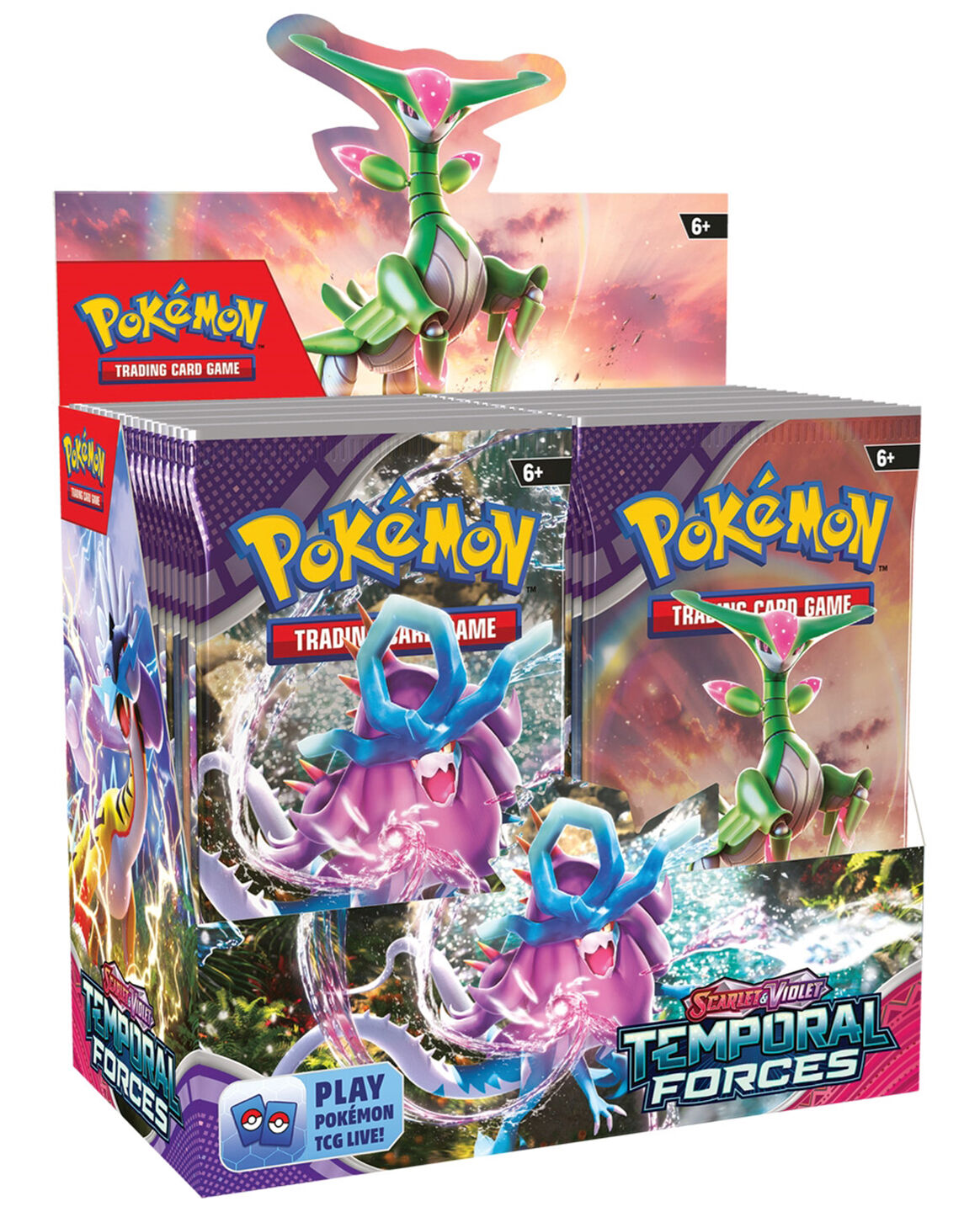 Pokémon TCG: Scarlet & Violet-Temporal Forces Booster Display Box (36 Packs) - EN