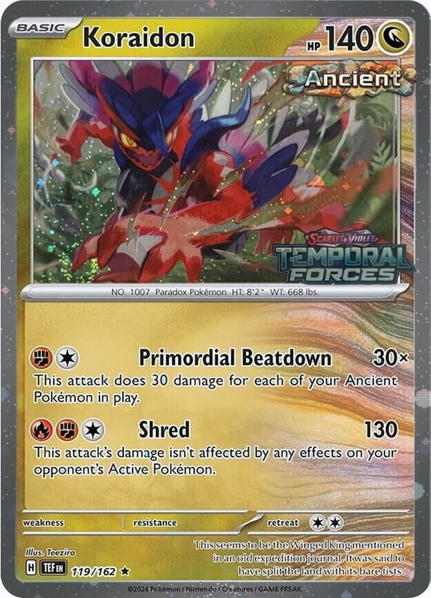 Koraidon - 119/162 - Set Stamp - EN