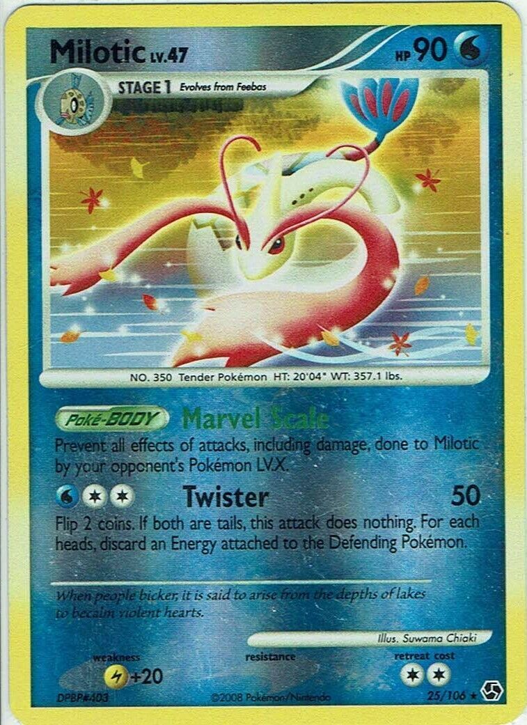 milotic-25-106-pokemon-tcg-near-mint Milotic - 25/106 - Pokemon TCG - Near Mint