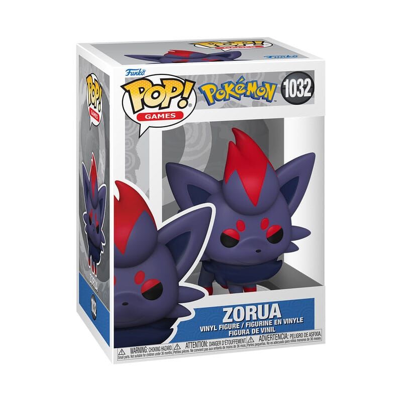 Pokemon POP! Games Vinyl Figur Zorua 9 cm Pokemon POP! Games Vinyl Figur Zorua 9 cm