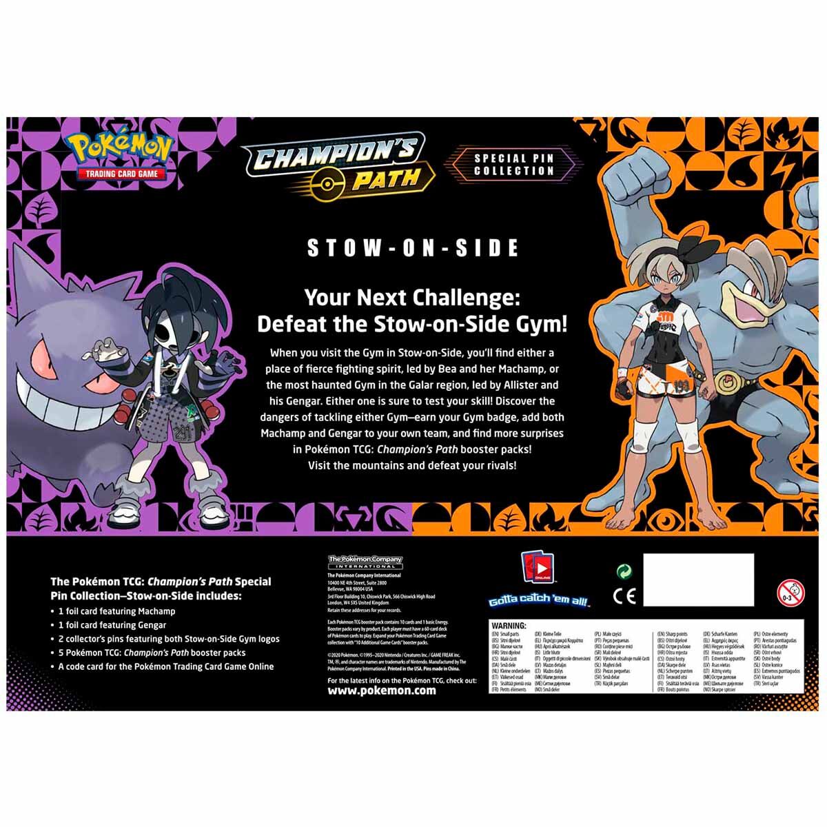 Pokémon Champion's Path Stow-On-Side Special Collection Box - EN